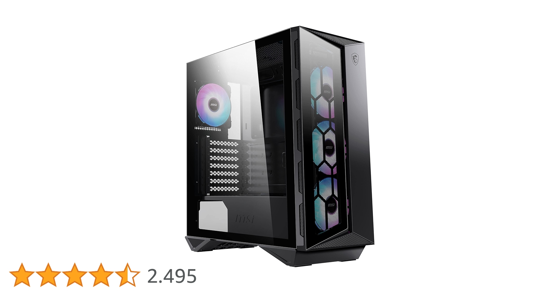 MSI MPG GUNGNIR 110R Mid-Tower PC-Gehäuse - Gehärtetes Glas